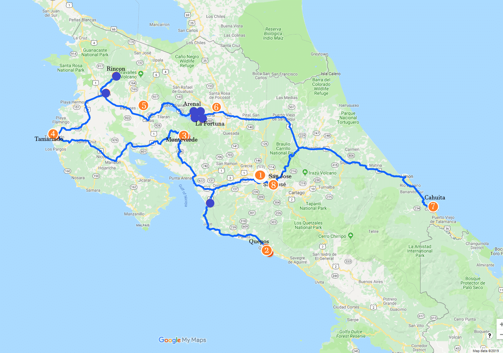 Our [Crazy?!] 8 Day Costa Rica Itinerary - Staying Afloat